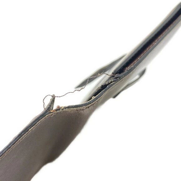 Auth HERMES Bearn Dupre - Dark Brown Veau Barenia Unclear Long Wallet - Picture 7 of 13